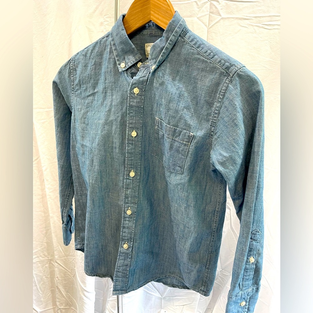 Crewcuts Button Down Chambray Shirt size 10